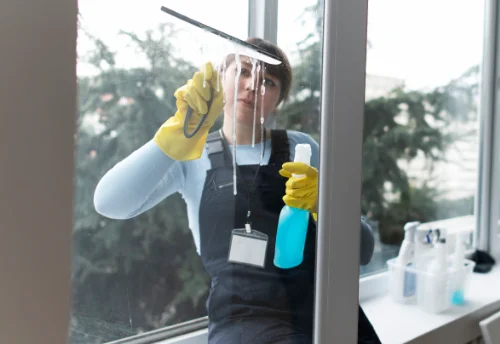 Nettoyage de vitres intérieures et extérieures à Céran